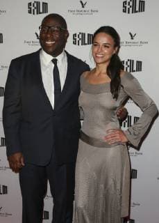 SAN FRANCISCO, CA - DEC 03: (L-R) Direct Steve McQueen and actress Michelle Rodriguez attend the 2018 SFFilm Awards Night at The Palace of Fine Arts Exhibition Center on December, 3, 2018 in San Francisco, California. Photo: Christopher Victorio imageSPACE MediaPunch Copyright: ximageSPACEx