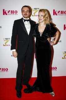 MOSCOW, RUSSIA - DECEMBER 5, 2018: Actress Anna Slyu (R) ahead of a ceremony to present the Event of the Year 2018 prize held by the Cinema Reporter magazine at Illusion Cinema. Cinema Reporter is a new magazine that was established by the editorial staff of the Russian version of The Hollywood Reporter magazine. Artyom Geodakyan TASS  TS099EF3