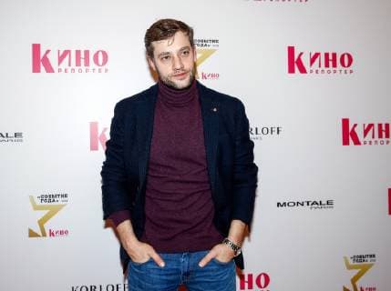 MOSCOW, RUSSIA - DECEMBER 5, 2018: Actor Roman Polyansky ahead of a ceremony to present the Event of the Year 2018 prize held by the Cinema Reporter magazine at Illusion Cinema. Cinema Reporter is a new magazine that was established by the editorial staff of the Russian version of The Hollywood Reporter magazine. Artyom Geodakyan TASS  TS099F35