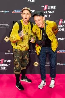 Bochum Germany 06 12 2018 1Live Krone 2018 257ers Daniel Schneider and Michael Rohleder on the Red Carpet of the 1Live Krone DeFodi001