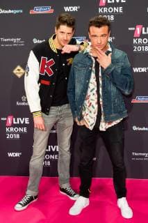 Bochum Germany 06 12 2018 1Live Krone 2018 SDP Vincent Stein and Dag Alexis Kopplin on the Red Carpet of the 1Live Krone DeFodi001