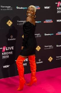 Bochum Germany 06 12 2018 1Live Crown 2018 Nikeata Thompson on the red carpet of the 1Live Crown DeFodi001