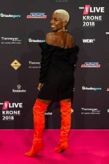 Bochum Germany 06 12 2018 1Live Crown 2018 Nikeata Thompson on the red carpet of the 1Live Crown DeFodi001