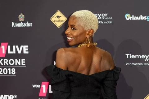 Bochum Germany 06 12 2018 1Live Crown 2018 Nikeata Thompson on the red carpet of the 1Live Crown DeFodi001