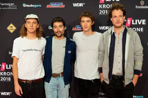 Bochum Germany 06 12 2018 1Live Krone 2018 AnnenMayKantereit on the Red Carpet of the 1Live Krone DeFodi001