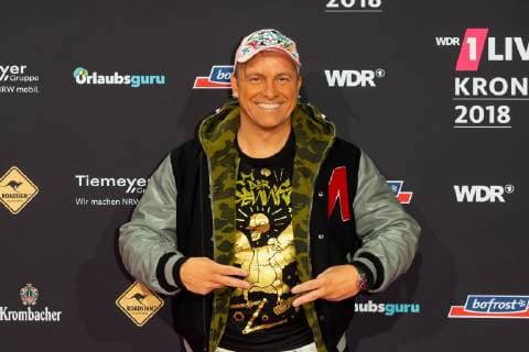 Bochum Germany 06 12 2018 1Live Krone 2018 Dennis from Huerth Martin Klempnow on the Red Carpet of the 1Live Krone DeFodi001