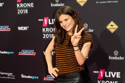 Bochum Germany 06 12 2018 1Live Crown 2018 Joyce Ilg on the red carpet of the 1Live Crown DeFodi001