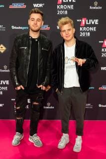 Bochum Germany 06 12 2018 1Live Krone 2018 Kai Fichtner Kayef with company on the red carpet of the 1Live Krone DeFodi001