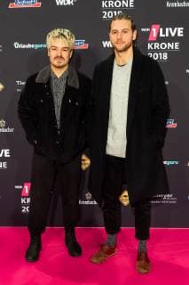 Bochum Germany 06 12 2018 1Live Krone 2018 Milky chance on the red carpet of the 1Live Krone DeFodi001
