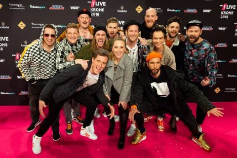 Bochum Germany 06 12 2018 1Live Crown 2018 Querbeat on the red carpet of the 1Live Crown DeFodi001