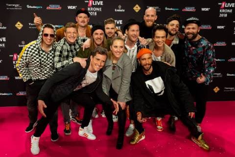Bochum Germany 06 12 2018 1Live Crown 2018 Querbeat on the red carpet of the 1Live Crown DeFodi001
