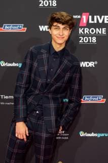 Bochum Germany 06 12 2018 1Live Crown 2018 Lukas Rieger on the red carpet of the 1Live Crown DeFodi001