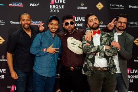 Bochum Germany 06 12 2018 1Live Krone 2018 RebellComedy on the red carpet of 1Live Krone DeFodi001
