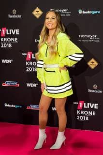 Bochum Germany 06 12 2018 1Live Krone 2018 Dagmara Nicole Ochmanczyk Dagi Bee on the red carpet of 1Live Krone DeFodi001
