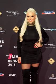 Bochum Germany 06 12 2018 1Live Crown 2018 Daniela Katzenberger on the red carpet of the 1Live Crown DeFodi001