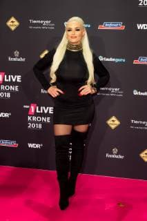 Bochum Germany 06 12 2018 1Live Crown 2018 Daniela Katzenberger on the red carpet of the 1Live Crown DeFodi001
