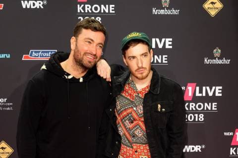 Bochum Germany 06 12 2018 1Live Krone 2018 Marteria and Casper on the Red Carpet of the 1Live Krone DeFodi001