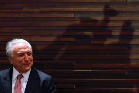 December 6, 2018 - Sao Paulo, Sao Paulo, Brazil - Sao Paulo, Sao Paulo, Brazil - Dec, 2018 - Brazilian President MICHEL TEMER was honored with the industrial merit order at the Federation of Industries of the State of Sao Paulo (FIESP). Sao Paulo, Brazil, December 06, 2018. Sao Paulo Brazil - ZUMAc168 20181206_zap_c168_002 Copyright: xMarceloxChellox