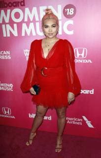 NEW YORK, NY - DECEMBER 6: Hayley Kiyoko at the 2018 Billboard Women in Music at Pier 36 in New York City on December 6, 2018. Copyright: xMediaPunchx