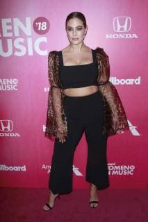 NEW YORK, NY - DECEMBER 6: Ashley Graham at the 2018 Billboard Women in Music at Pier 36 in New York City on December 6, 2018. Copyright: xMediaPunchx