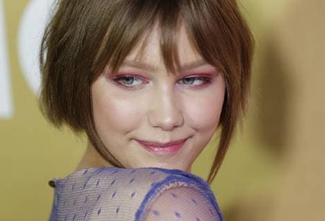 Grace VanderWaal arrives on the red carpet at the Billboard Women In Music 2018 on December 6, 2018 in New York City.  NYP20181206227 JOHNxANGELILLO