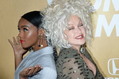 December 6 2018 New York NY USA December 6 2018 New York City Janelle Monae and Cyndi Lauper attending Billboard s 13th Annual Women in Music arrivals on December 6 2018 in New York City New York USA  - ZUMAny1_ 20181206_zaf_ny1_133 Copyright: xKristinxCallahanx