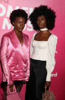 December 6, 2018 - New York City, New York, U.S. - Singers ALEX BELLE and ISIS VALENTINO attend Billboard s 13th Annual Women in Music event held at Pier 36. New York City U.S. - ZUMAk03_ 20181206_zaf_k03_162 Copyright: xNancyxKaszermanx