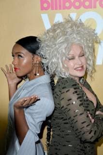 December 6 2018 New York NY USA December 6 2018 New York City Janelle Monae and Cyndi Lauper attending Billboard s 13th Annual Women in Music arrivals on December 6 2018 in New York City New York USA  - ZUMAny1_ 20181206_zaf_ny1_292 Copyright: xKristinxCallahanx