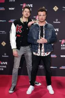 Vincent Stein and Dag Alexis Kopplin SDP at the 19th award ceremony of the 1Live Krone 2018 in the Jahrhunderthalle Bochum 06 12 2018 Foto:xC.xHardtx xFuturexImage