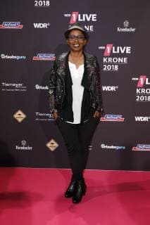 Shary Reeves at the 19th award ceremony of the 1Live Crown 2018 in the Jahrhunderthalle Bochum 06 12 2018 Foto:xC.xHardtx xFuturexImage