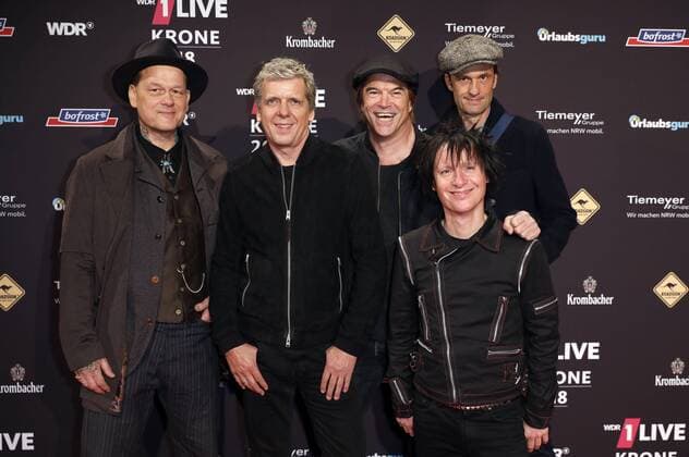 Die Toten Hosen at the 19th award ceremony of the 1Live Krone 2018 in the Jahrhunderthalle Bochum 06 12 2018 Foto:xC.xHardtx xFuturexImage