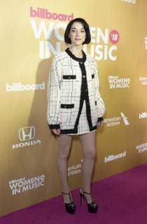 December 6, 2018 - New York, N.Y, USA - ST VINCENT at the Billboard 13th Annual Women in Music Awards..Pier 36, NYC.December 6, 2018.Photos by , Globe Photos Inc 2018 New York USA - ZUMAms4_ 20181206_zaa_ms4_029 Copyright: xSoniaxMoskowitzx
