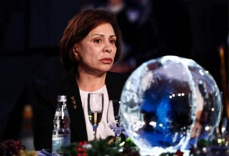 MOSCOW, RUSSIA - DECEMBER 7, 2018: Russian State Duma member Irina Rodnina before the 2018 Russian Geographical Society Prize award ceremony at the State Kremlin Palace. Anton Novoderezhkin TASS  TS09A4B0