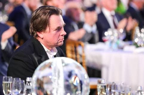 MOSCOW, RUSSIA - DECEMBER 7, 2018: The general director of the Channel One TV channel, Konstantin Ernst at the 2018 Russian Geographical Society Prize award ceremony at the State Kremlin Palace. Mikhail Klimentyev Russian Presidential Press and Information Office TASS  TS09A53A