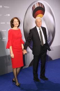 Katarina Barley and Richard Gere at the German Sustainability Award ceremony on 8 12 2018 in Düsseldorf German Sustainability Award 2018 in Duesseldorf