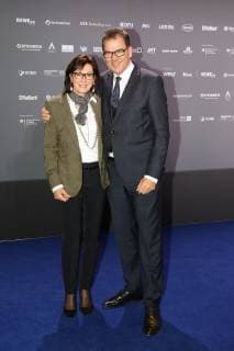 Gerd Mueller and his wife Gertie Mueller Hoorens at the presentation of the German Sustainability Award on 8 12 2018 in Düsseldorf German Sustainability Award 2018 in Duesseldorf