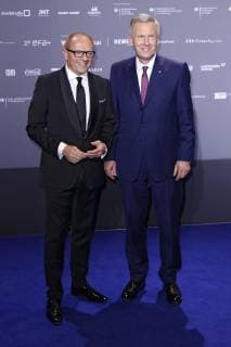 Stefan Schulze Hausmann and Christian Wulff at the presentation of the 11 German Sustainability Award 2018 in the Maritim Hotel Düsseldorf 07 12 2018 Foto:xC.xHardtx xFuturexImage