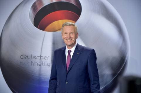 German Sustainability Award 2018 on 07 12 2018 at the Maritim Hotel in Düsseldorf Christian Wulff Federal President a D xJFx