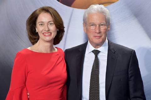 German Sustainability Award 2018 on 07 12 2018 at the Maritim Hotel in Düsseldorf Dr Katarina Barley Federal Minister of Justice and Consumer Protection and Richard Gere actor and activist xJFx
