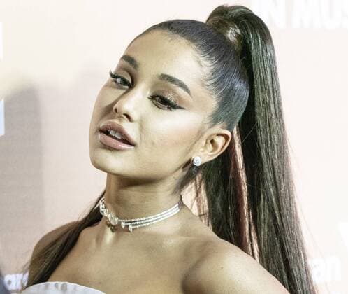 Billboard s 13th Annual Women in Music Ariana Grande wearing dress by Christian Siriano attends Billboard s 13th Annual Women in Music gala at Pier 36 New York New York United States Pier 36  LevxRadin