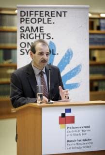 Award of the German French Prize for Human Rights and the Rule of Law to the Syrian Anwar al Bunni Berlin 10 12 2018 Berlin Germany Copyright: xThomasxKoehler photothek.netx