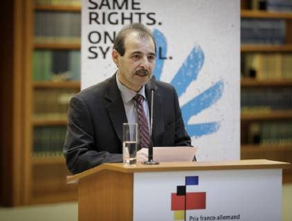 Award of the German French Prize for Human Rights and the Rule of Law to the Syrian Anwar al Bunni Berlin 10 12 2018 Berlin Germany Copyright: xThomasxKoehler photothek.netx