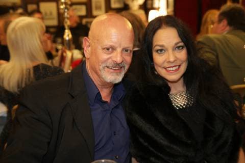 10 12 2018 Marchfelderhof Deutsch Wagram Award of the EISERNEN RAMPENSAU 2018 in picture Gary Lux with friend Sissy Award of the EISERNEN RAMPENSAU 2018
