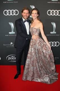 Philipp Greffenius with wife Evelyn Audi Generation Award 2018 in the Hotel Bayerischer Hof in Munich on 11 12 2018