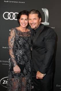 Hardy Krueger jr and wife Alice Krueger Audi Generation Award 2018 at the Hotel Bayerischer Hof in Munich on 11 12 2018