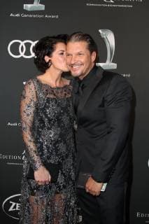 Hardy Krueger jr and wife Alice Krueger Audi Generation Award 2018 at the Hotel Bayerischer Hof in Munich on 11 12 2018
