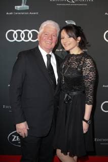 Thomas Stein with daughter Alana Audi Generation Award 2018 in the Hotel Bayerischer Hof in Munich on 11 12 2018