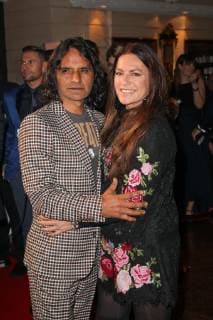 Christine Neubauer with life companion Jose Campos Audi Generation Award 2018 at the Hotel Bayerischer Hof in Munich on 11 12 2018