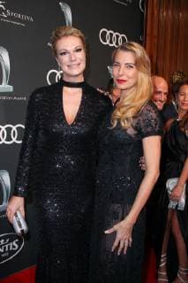 Maria Hoefl Riesch and Giulia Siegel Audi Generation Award 2018 at the Hotel Bayerischer Hof in Munich on 11 12 2018
