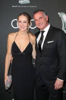 Renata Kochta with husband Thomas Frank Audi Generation Award 2018 at the Hotel Bayerischer Hof in Munich on 11 12 2018